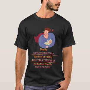 Camiseta Papá, Te Amo Más Que Humor Gráfico