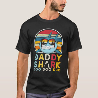 Camiseta Papá Tiburón Shirt Doo Doo Doo Regalo del Día de l