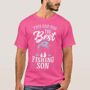 Camiseta Papá tiene el mejor hijo de pescadores - pescador