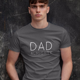 Camiseta Papá Todopoderoso   Modern Stylish Daddy's