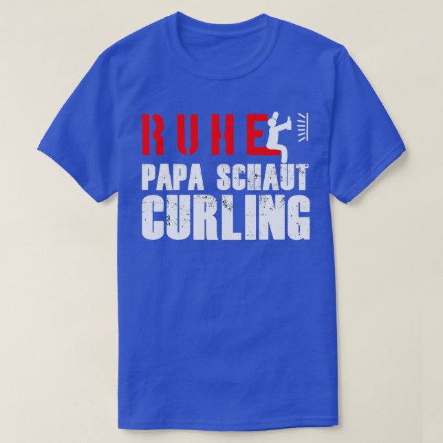 Camiseta Papá tranquilo parece curar regalo de deporte de i (Diseño del anverso)
