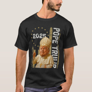 Camiseta Papa Trump Divertido Trump Vaticano Cristiano Retr