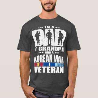 Camiseta Papá Un Abuelo Y Un Regalo De Veteranos De Guerra