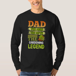 Camiseta Papá Un Hombre El Mito El Jardín De La Leyenda Del