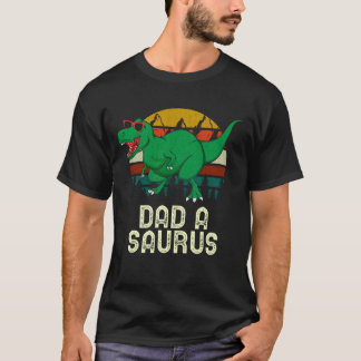 Camiseta Papá Un Saurus Rex Papá Un Dinosaurio Papá Asauro
