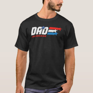 Camiseta Papá Un Verdadero Héroe Estadounidense 4 De Julio 