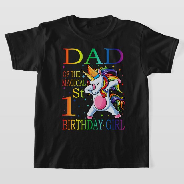 Camiseta Papa Unicornio De La Primera Matanza De Camisas Ch (Distribución)