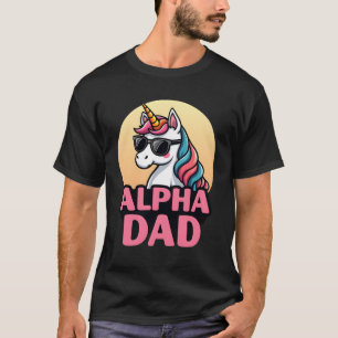 Camiseta Papá Unicornio Divertido Laufey Hombres Día del Pa