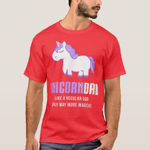 Camiseta Papá unicornio, regalo mágico divertido