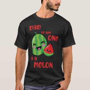 Camiseta Papá uno en Melon Birthday Watermelon Boy G