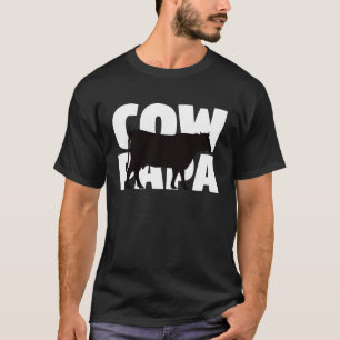 Camiseta Papá vaca: padre de vaca enamorado de animal