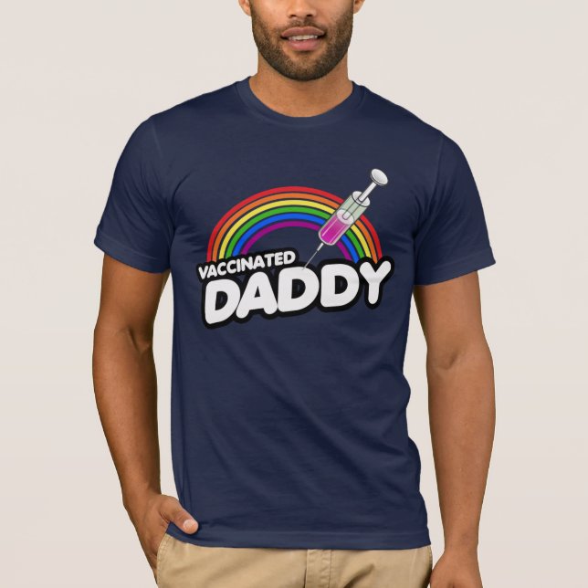 CAMISETA PAPÁ VACUNADO (Anverso)