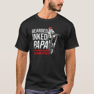 Camiseta Papá vestido con barba como el día normal del abue