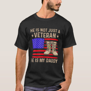 Camiseta Papá viejo veterano padre del Día de los Veteranos