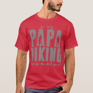 Camiseta Papa Viking padres día Mitología celta Silhouett