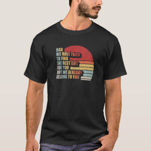 Camiseta Papá Vintage De La Hija Hijo Esposa De Papi 1