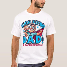 Camiseta Papá volador no necesita mayúsculas | HangGlider D