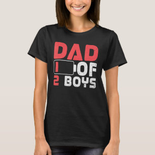 Camiseta Papa Von 2 Boys Bester Vater Von Zwei Jungen Fathe