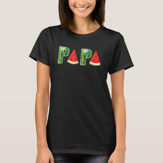 Camiseta Papa Watermelon Melon Summer Frutti Tutti Fiesta