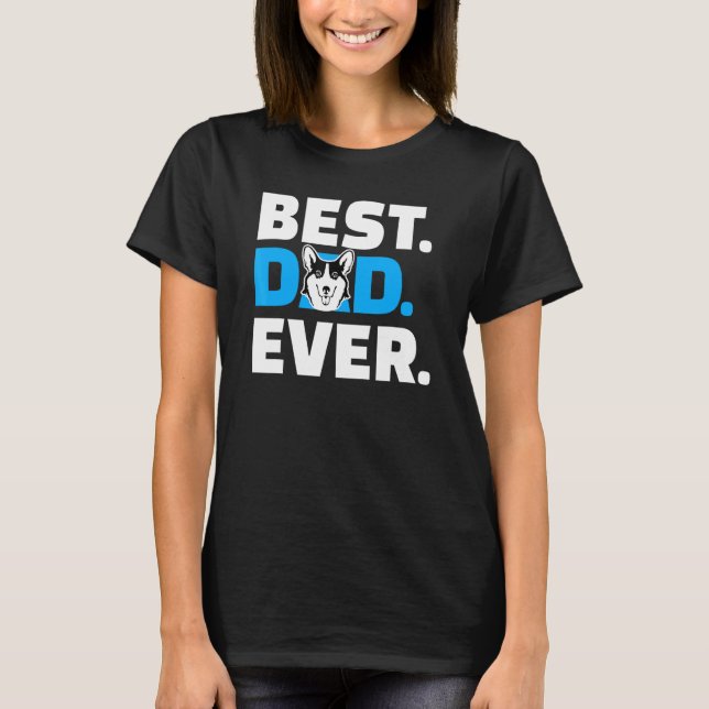 Camiseta Papá Welsh Corgi Pembroke (Anverso)