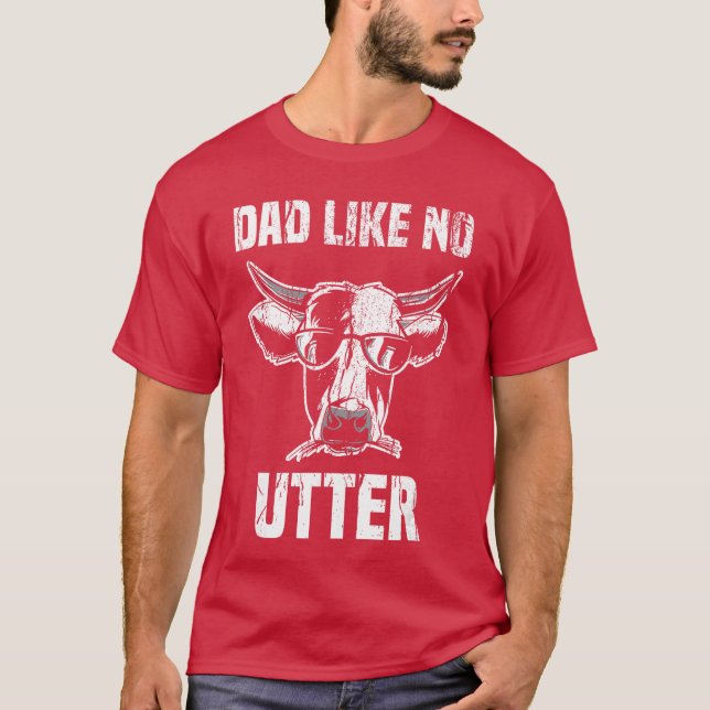 Camiseta Papa wie Keine Utter Funny Fathers Day Animal Word (Anverso)