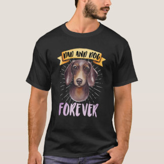 Camiseta Papá Y El Perro Dachshund Sweat