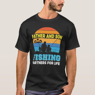 Camiseta Papá y hijo y yo pescando regalos para los hombres