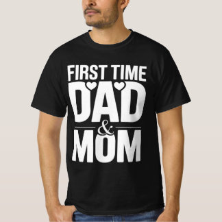Camiseta papá y mamá por primera vez