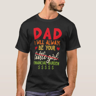 Camiseta Papá, yo siempre seré tu carga financiera
