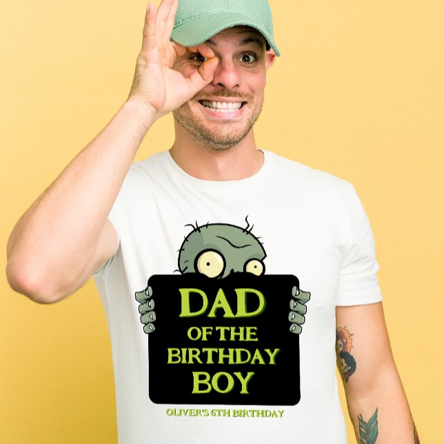 Camiseta Papá zombi de los monstruos graciosos del niño de  (Subido por el creador)