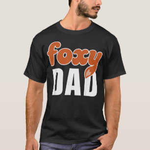 Camiseta Papá zorro divertido padre lindo zorro dibujos ani