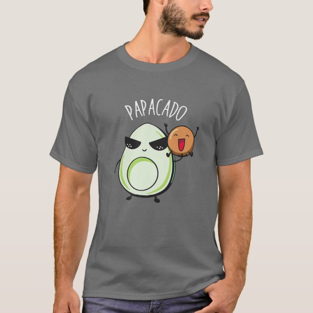 Camiseta Papacado Aguacado Pajamas Hombres Papá Fath Invita (Anverso)