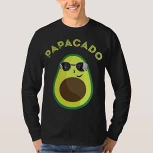 Camiseta Papacado Aguacate Dad Summer Fruit Padre Guacamole