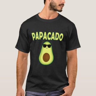 Camiseta Papacado Funny Aguacado El Día Del Padre Pap