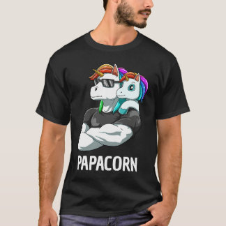 Camiseta Papacorn  Padre Hija Unicornios