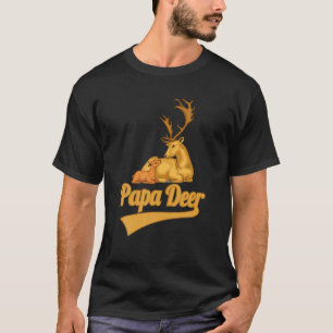 Camiseta Papadeer Deer Funny dice en el Día del Padre de lo