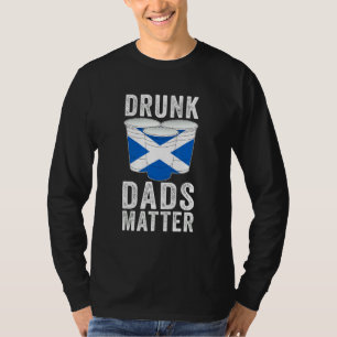 Camiseta Papás Borrachos Importan Bandera Escocesa De Escoc