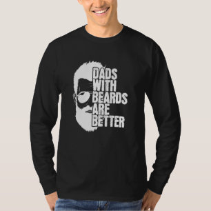 Camiseta Papás Con Barbas Los Papás Con Barbas Son Mejores