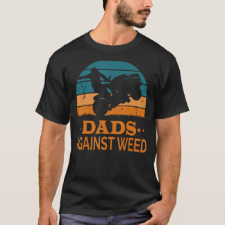 Camiseta Papás Contra la Maleza Divertido Jardinería Cortar
