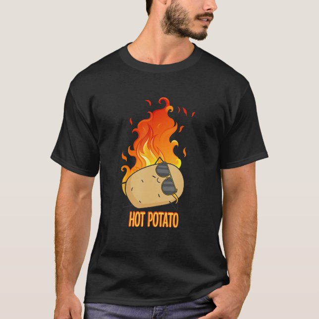 Camiseta Papas de papa caliente (Anverso)