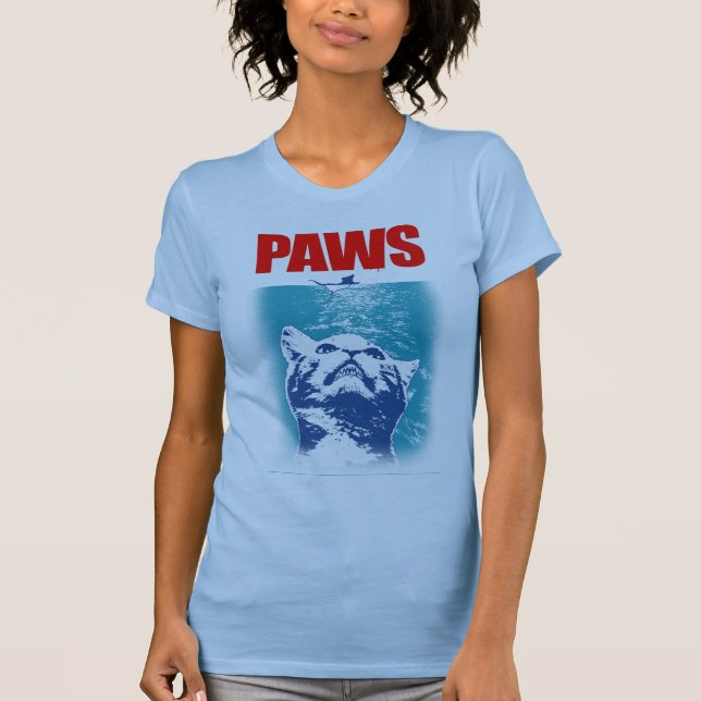 Camiseta ¡PAPAS! El gato vicioso de abajo (Anverso)