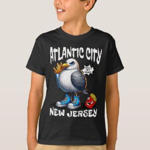 Camiseta Papas fritas de gaviota de Atlantic City Nueva Jer