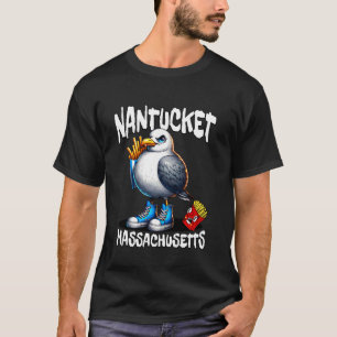 Camiseta Papas fritas francesas de gaviota divertida de Nan