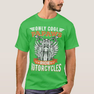 Camiseta Papás Geniales Andan en Motocicletas Bicicleta Cic