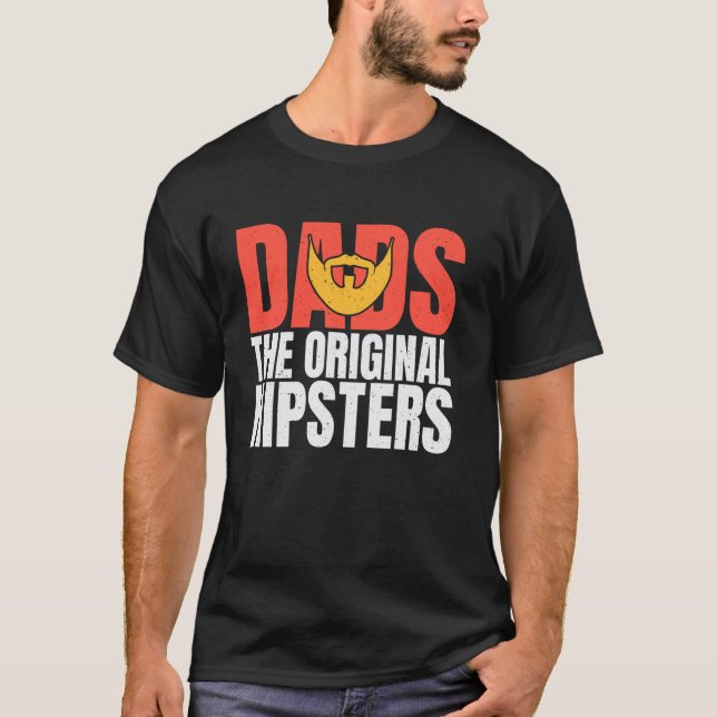 Camiseta Papás Los Hipsters Originales Papá (Anverso)