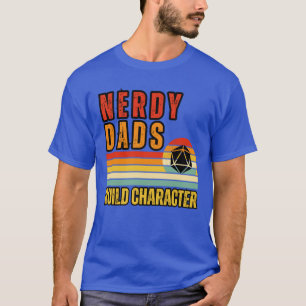 Camiseta Papás nerds construyen carácter regalo divertido c