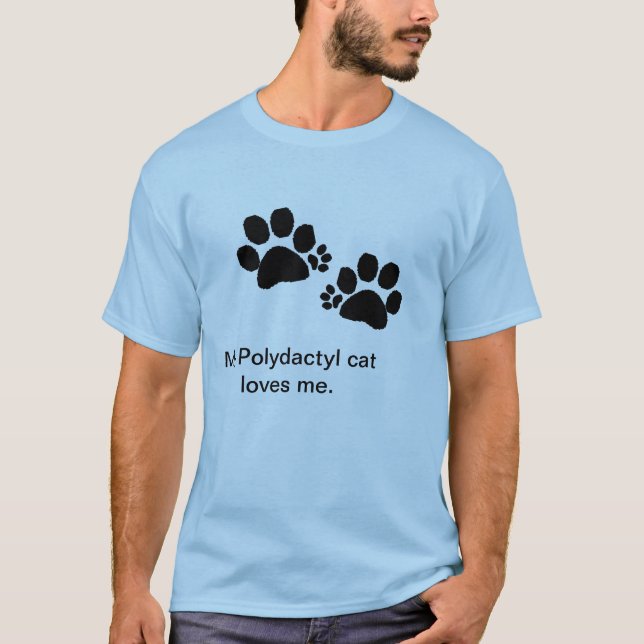 Camiseta - Papas para gato polidáctil (Anverso)
