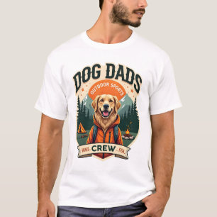 Camiseta Papás Perros Vintage Tripulación De Deportes Al Ai