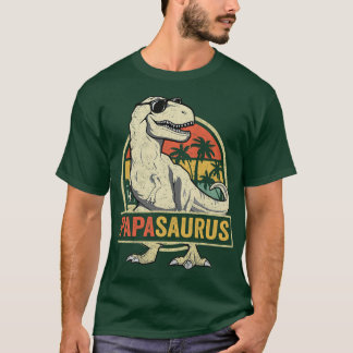Camiseta Papasauro Rex Padre Dinosaurio Familia Dino Papa S