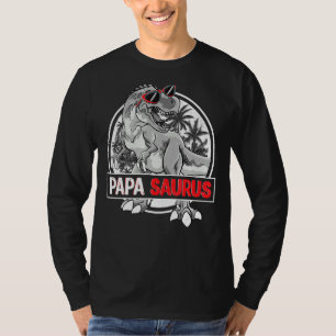 Camiseta Papasauro T Rex Dinosaur Funny Familia Papa Saurus